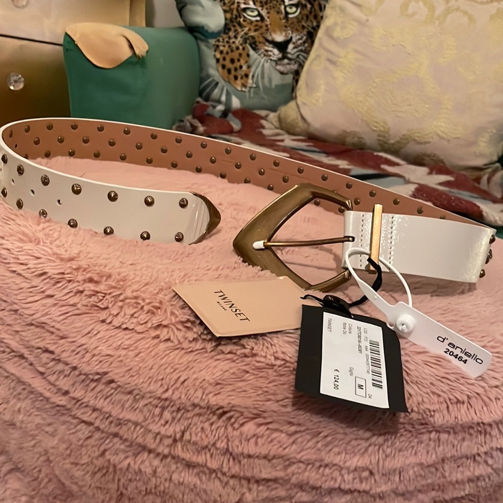 D’aniello Twin-Set oversized studded belt size medium